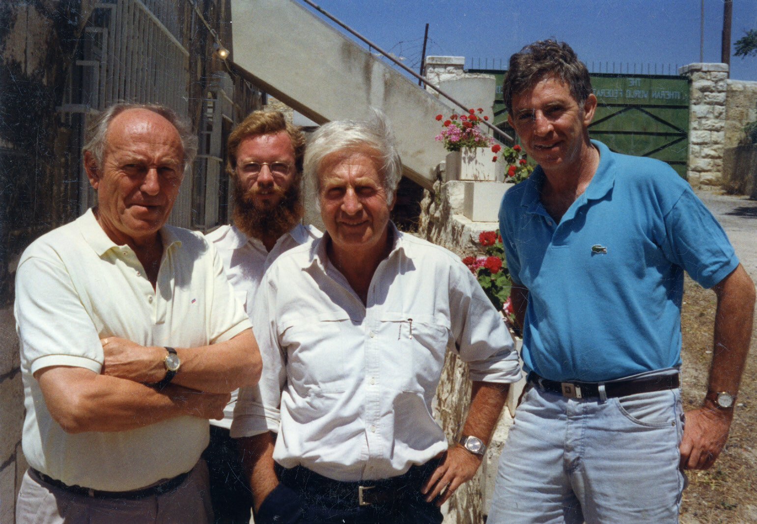 The architects with Dummler and Pastor Nieber
